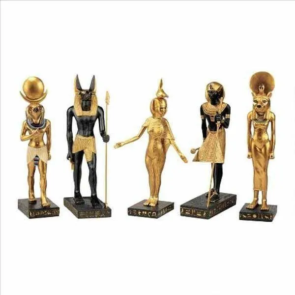 Ancient Gods Of Egypt Statues Set