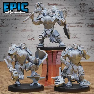 Epic Miniatures Tinkerer Knight - Steampunk Fantasy D&D Tabletop Miniature