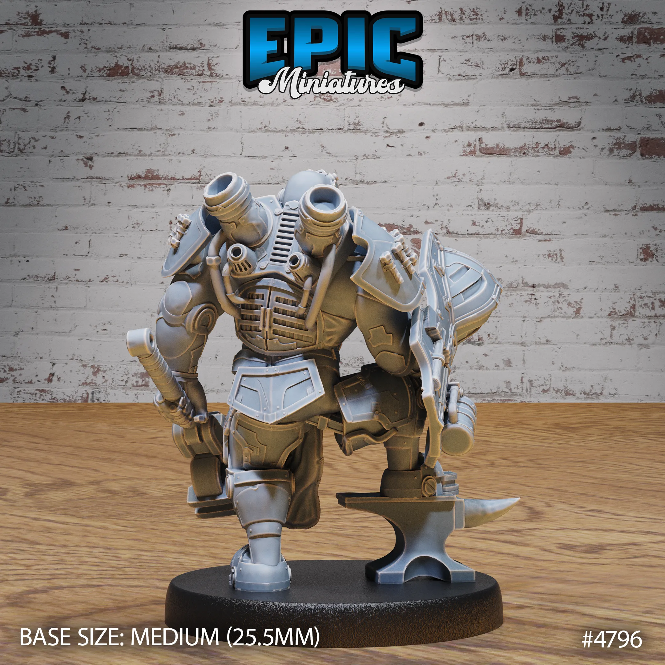 Epic Miniatures Tinkerer Knight - Steampunk Fantasy D&D Tabletop Miniature