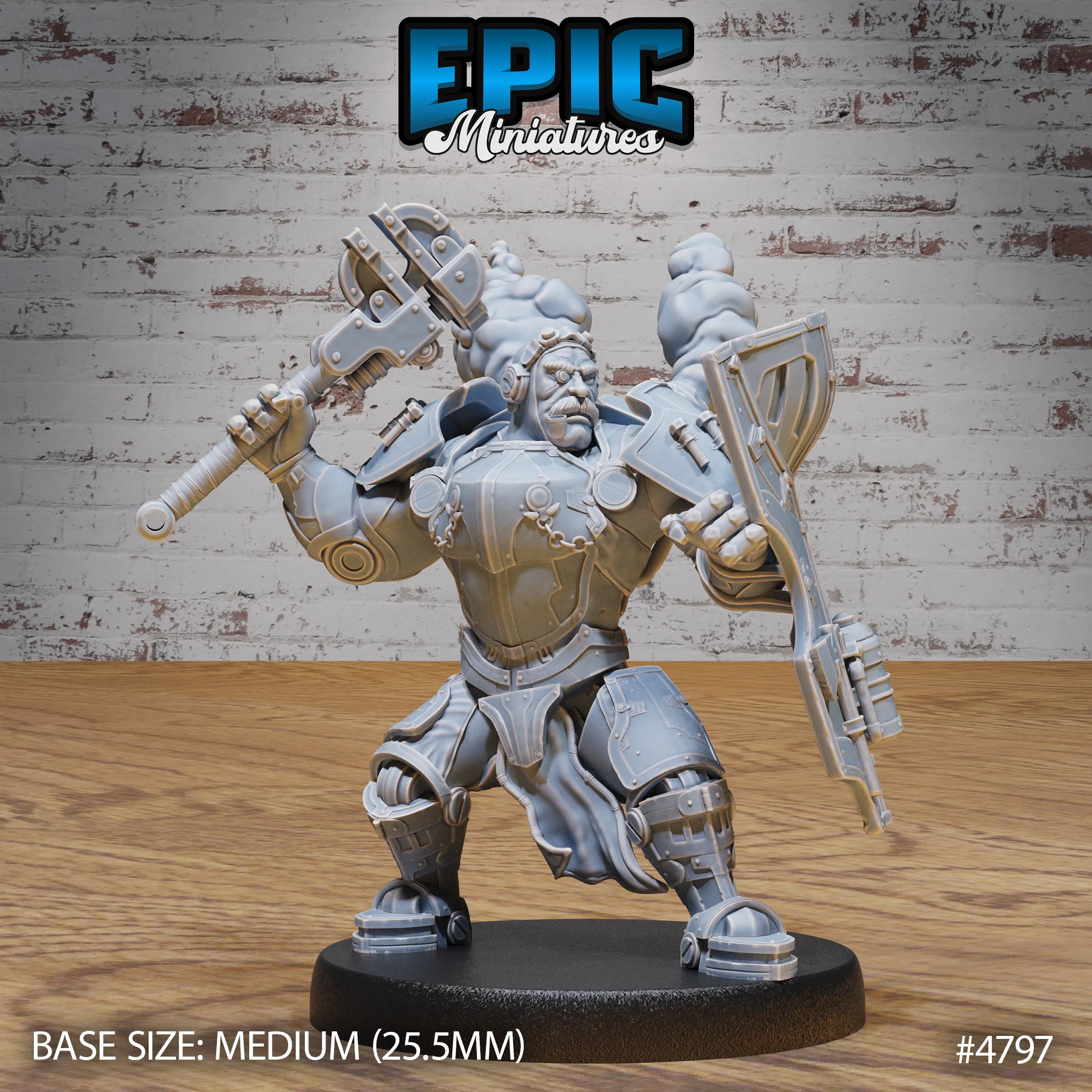 Epic Miniatures Tinkerer Knight - Steampunk Fantasy D&D Tabletop Miniature