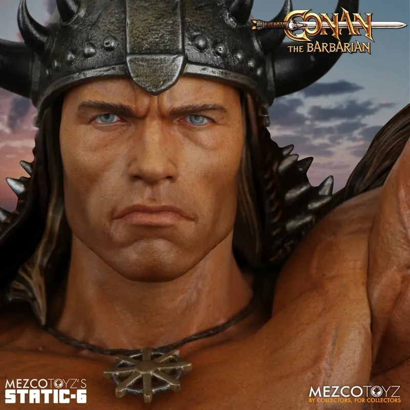 PRE-ORDER: Mezco Toyz Conan the Barbarian Static-6 Conan and Valeria 1/6 Scale Statue