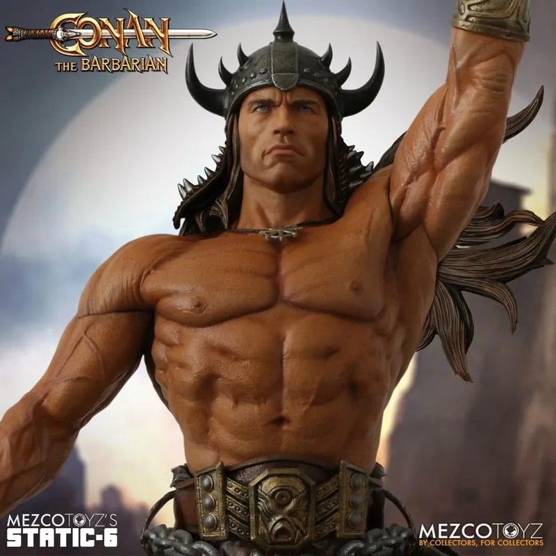 PRE-ORDER: Mezco Toyz Conan the Barbarian Static-6 Conan and Valeria 1/6 Scale Statue